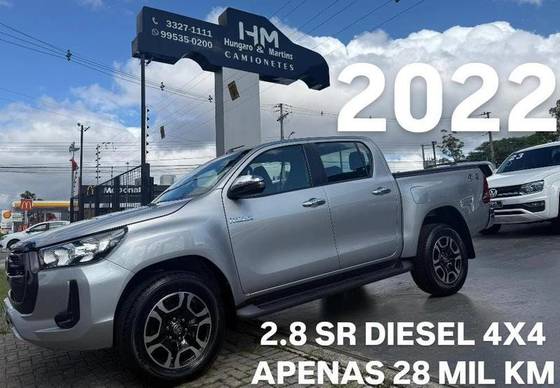 TOYOTA HILUX 2.8 D-4D TURBO DIESEL CD SR 4X4 AUTOMÁTICO